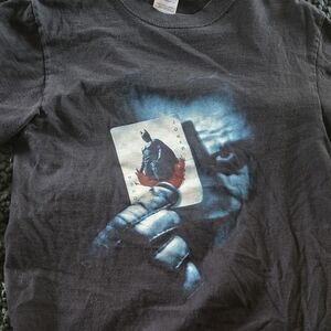 Source Unknown Black Tee with Joker Card Design